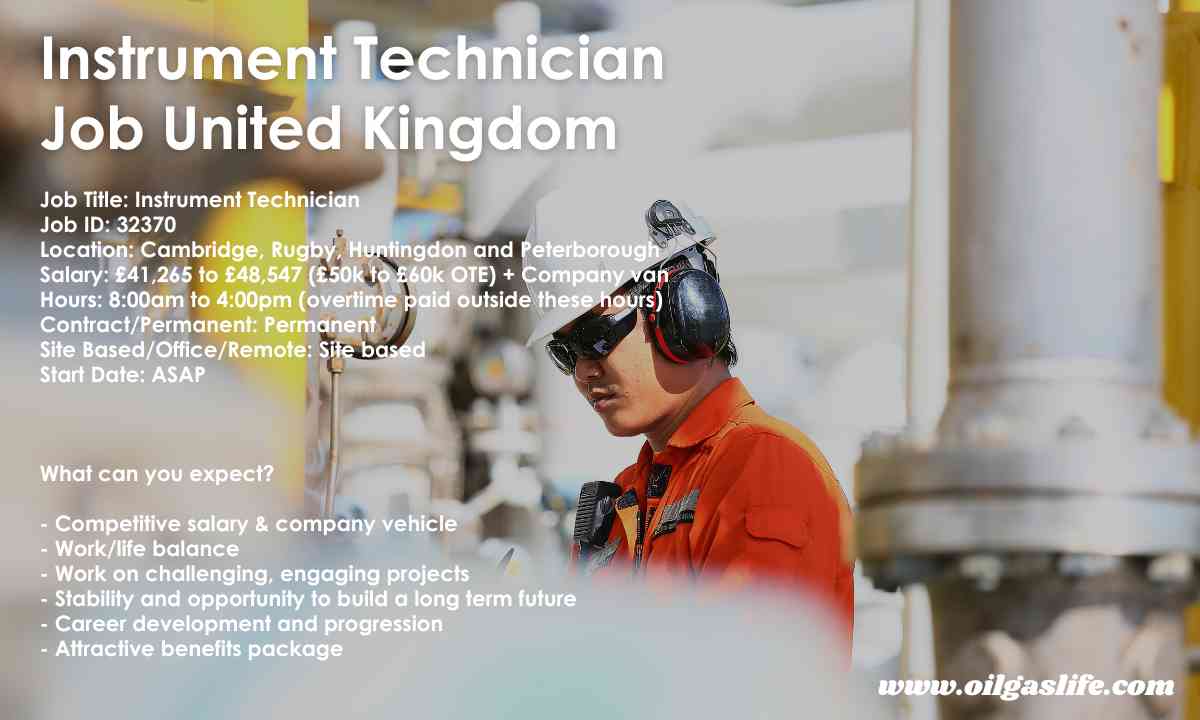 Instrument Technician Job United Kingdom - Oil Gas Life